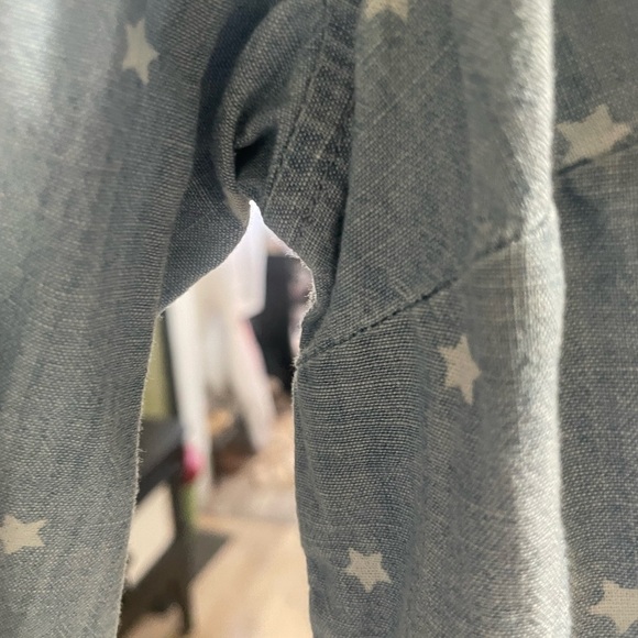 Tommy Hilfiger Cotton Geometric Blouses for Women size medium - Picture 7 of 10